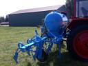 Injection fertilizer nitrosol, row crop cultivator