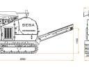 SEBA LITE TRACK 50 - 30 Pofás JAW Beton zúzógép IGJ