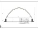 Hallenrahmenkonstruktion 20 x 60 m, komplett zerlegt verkauft