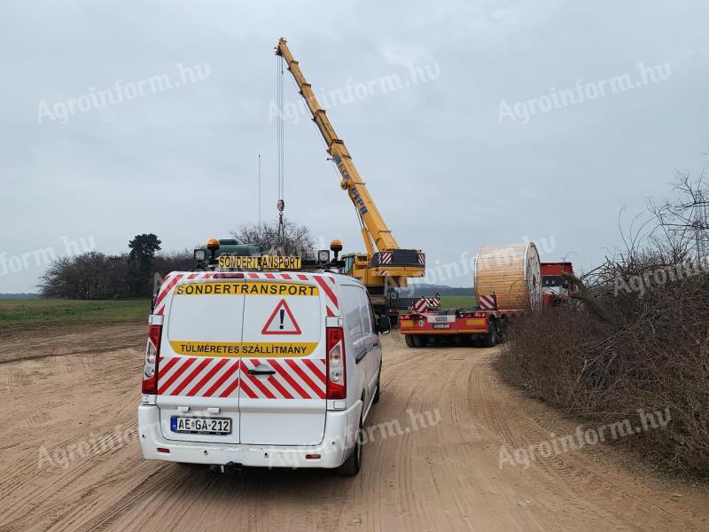 Escorting oversized loads, engine rescue