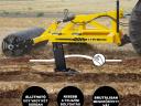 BUSA LTH-5 medium deep soil loosener + angle iron spiral roller + cutting disc