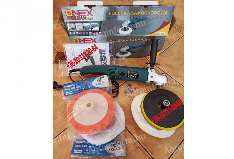 Onex polisher 1950 W, viteză reglabilă * Onex OX-1080 * Mașină de lustruit