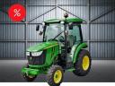 Kompaktní traktor JOHN DEERE 3046R - 45 hp - kabina - NOVÝ - 2 roky ZÁRUKA - SPECIÁLNÍ CENA