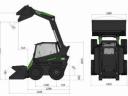 Electric skid steer loader for ELISE 900