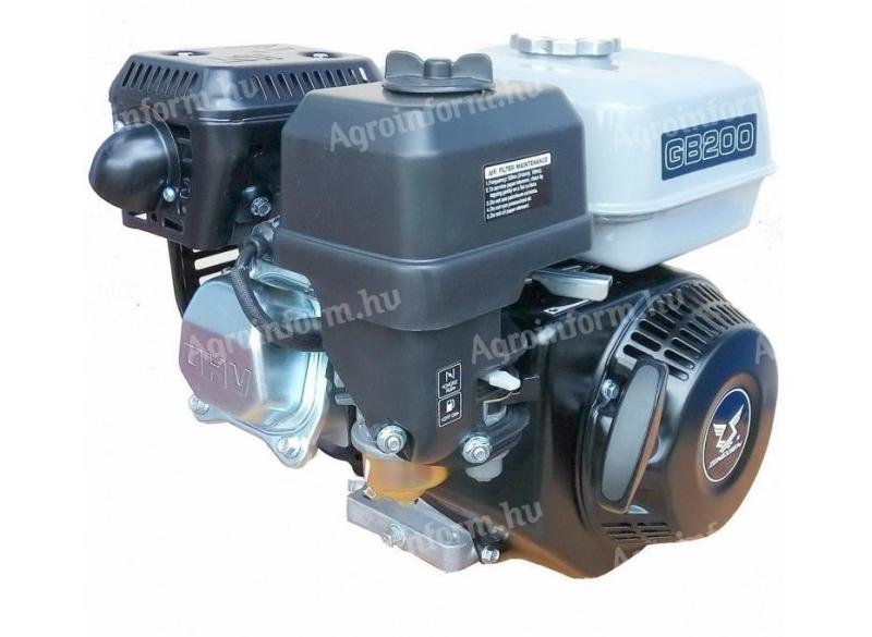 Motor de acționare 4T OHV 196 cm³/5.5 HP arbore orizontal 19x60 și 20x50 mm * ZongShen GB200 *