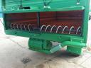 Dumper trailer for crop and feed transport with blower discharge