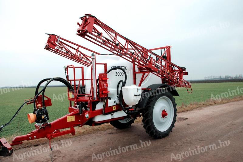 KERTITOX - ECOLINE 2000/2500/3000 liter - 16/18 ton trailed field sprayer