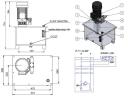 MINI HIDRAULIKUS EGYSÉG 380V AC (4 kW) - 8 cm3 - 12 l / perc - tartály 40 liter