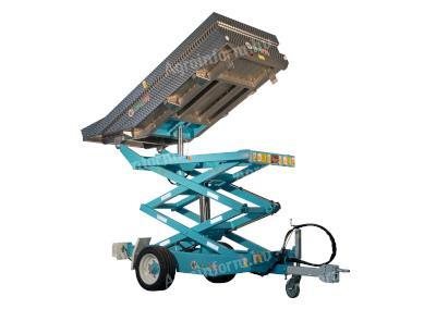 AGROFER D/DF 18 BIG grape harvester and transport trolley