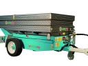 AGROFER D/DF 18 BIG grape harvester and transport trolley