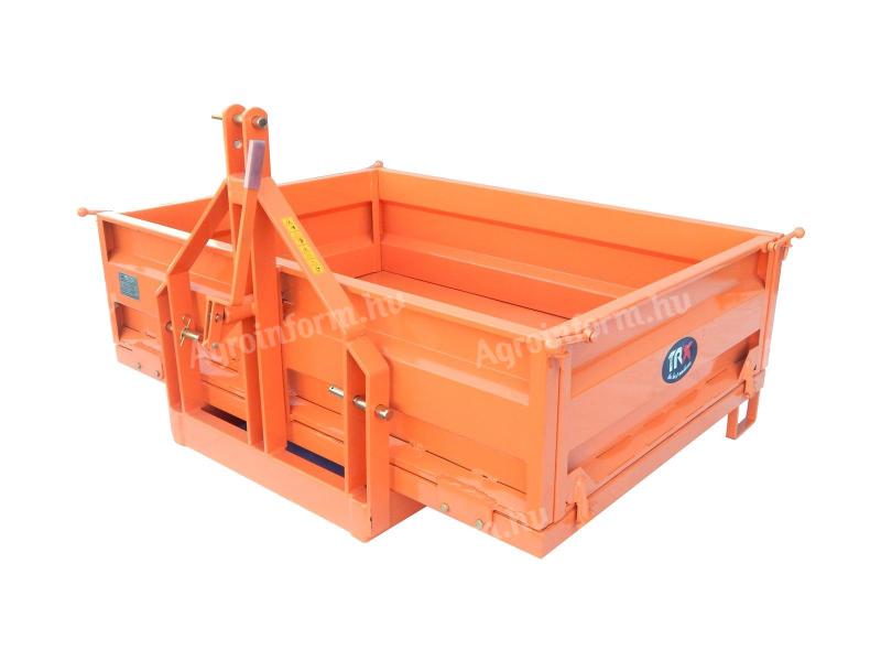 New TRP140, three-side opening tote box for three-point suspension