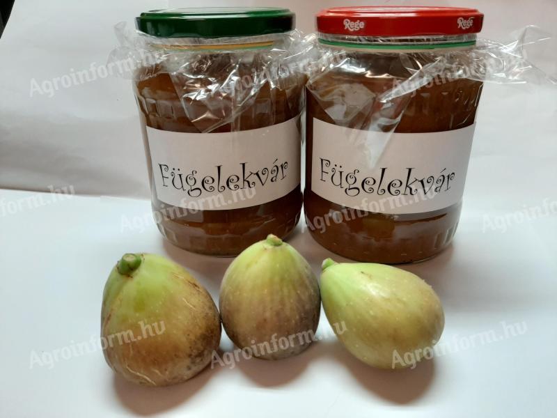 Hausgemachte Feigenmarmelade zu verkaufen, 2.000 HUF für 720 ml