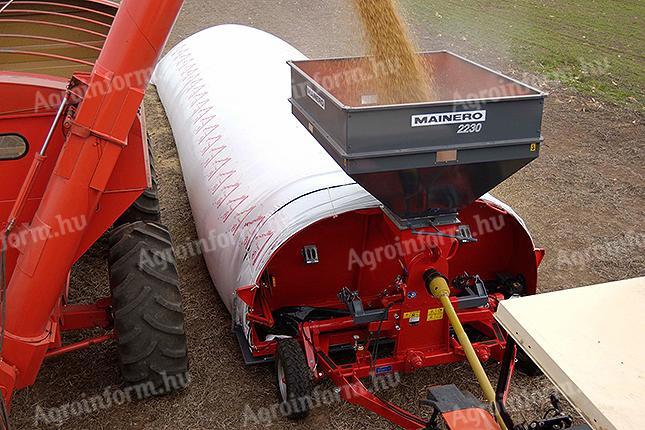 Wet maize milling in bale filling in foil tubes