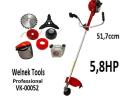 Bozótvágó fűkasza,  antivibrációs szárral 52cm³ / 5.8Le - Welnek Tools Prof. VK-00052