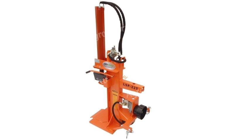 New gimbal-driven log splitter with 22 tonnes of pressure and its own hydraulic pump