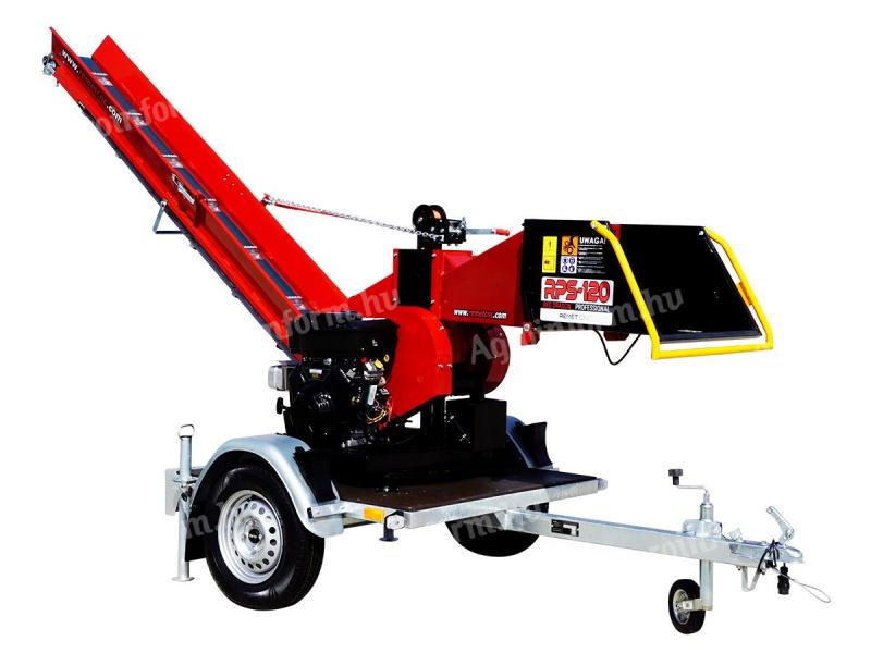 REMET RPS-120 petrol engine branch chipper