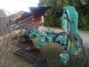 3 head Nardi hydraulic plough with variable grip width adjustment for sale