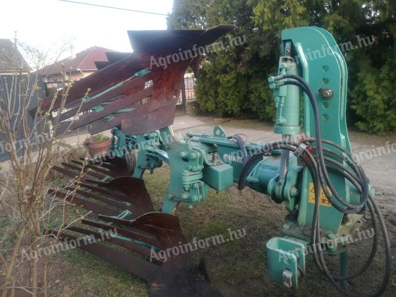 3 head Nardi hydraulic plough with variable grip width adjustment for sale