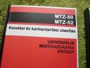 MTZ 50, 52 manual de utilizare și catalog de piese de schimb