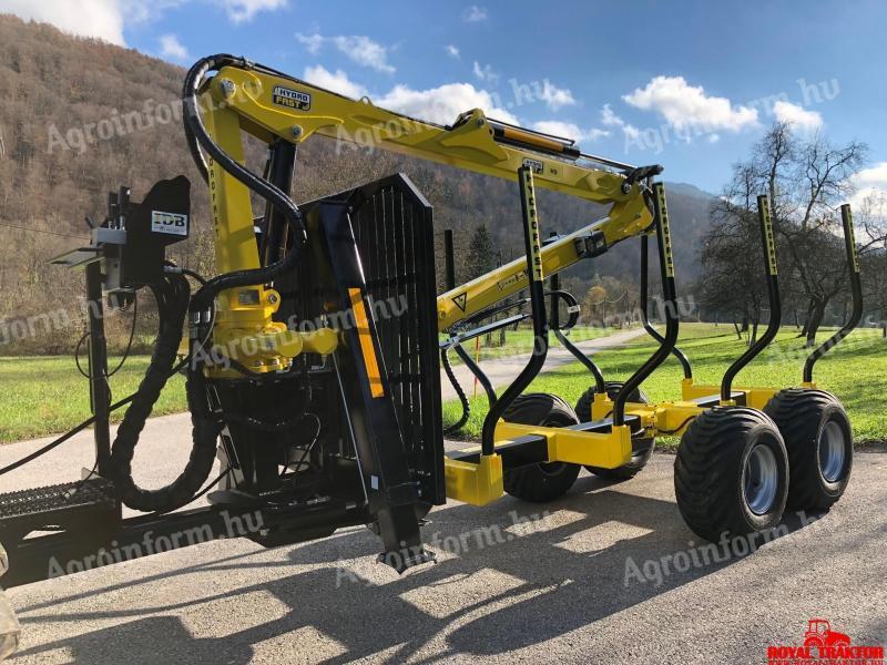 Hydrofast H9 Log truck with 5 m crane