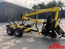 Hydrofast H9 Log truck with 5 m crane