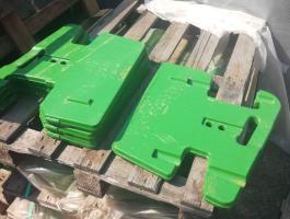 John Deere 50 kg-os táskasúlyok, orrsúly