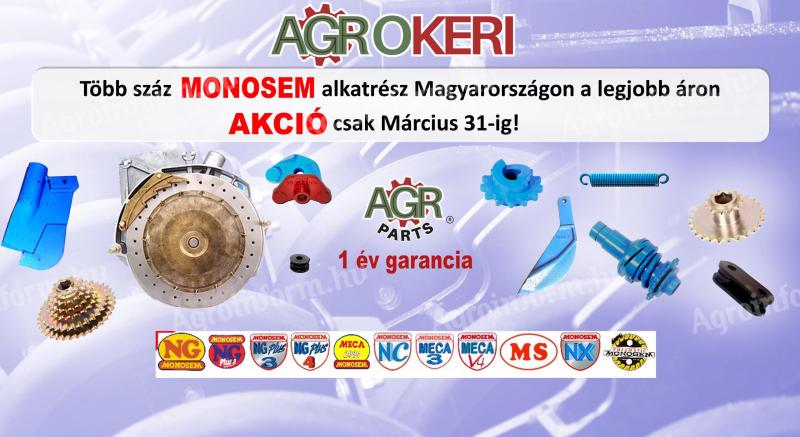 Monosem vetőgép alkatrészek akcióban az Agrokeri-nél