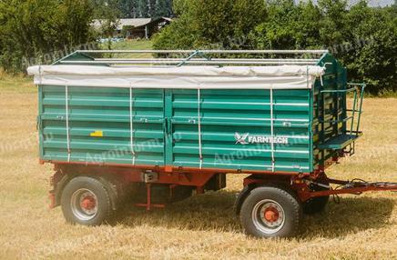 Farmtech ZDK 1800 kéttengelyes pótkocsi (20t),  készletről