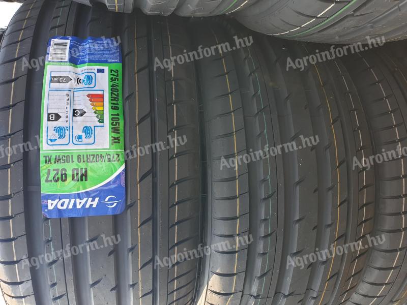 275/40R19 105W XL Haida HD927 Új Nyári Gumi (conti mintázattal)