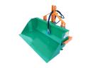 NEW, 100 cm wide, three-point suspension tote box with hydraulic tilting