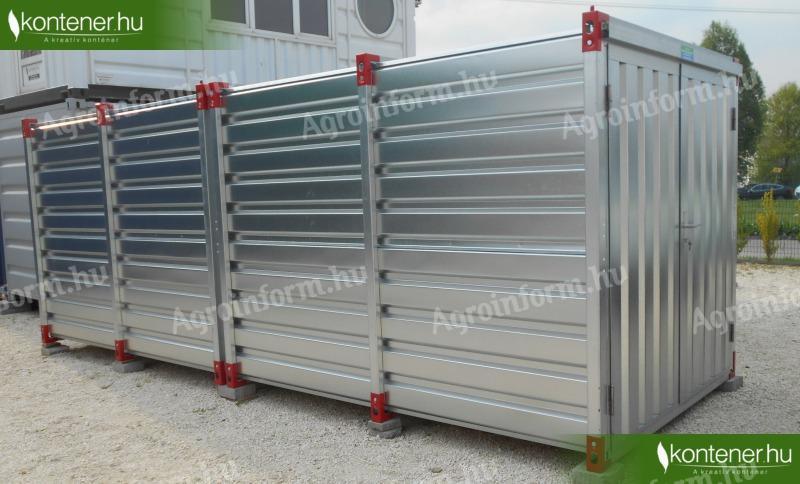 NEU KOVOBEL Container 2x3 m ausgekleidet, Lagercontainer, Flachlagercontainer