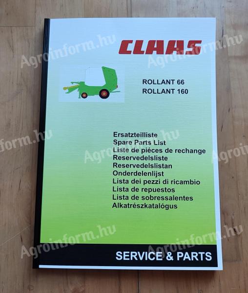 Katalóg dielov Claas Rollant 66 a 160