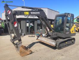 Volvo EC55D gumiláncos mini kotró