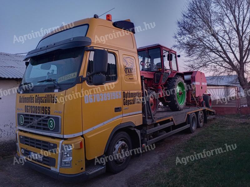 Maschinentransport, Transport von landwirtschaftlichen Geräten zum günstigen Preis