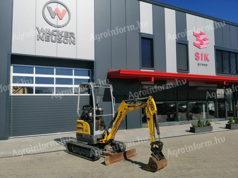 Wacker Neuson EZ17 mini árokásó,  kotrógép