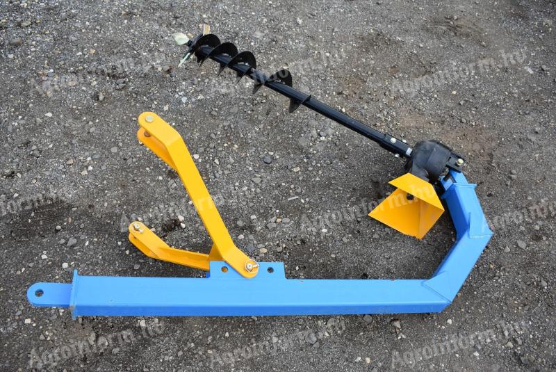 Drill with 180 mm diameter drill stem with shear pin gimbal - KDL AGRI PD-180