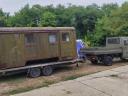 Militärheimverteidigung Winter- und Sommerunterkunft, Bungalow, Stall, Aufbau, Container