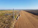 Pvc-s drótfonat vadháló drótkerítés kerítésdrót betonoszlop táblás kerítés építés drótháló