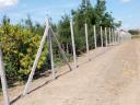 Kiszállítással vadháló drótfonat betonoszlop táblás kerítés építés drótkerítés kerítésdrót
