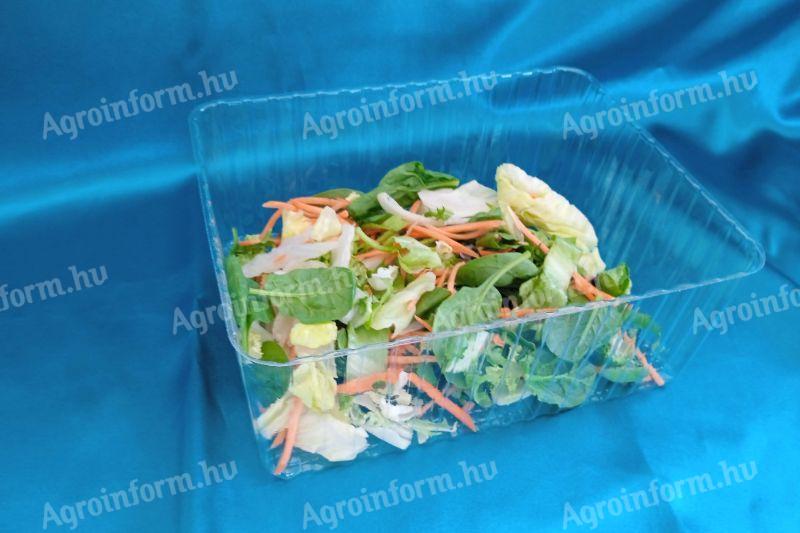 Plastic fruit and vegetable box 1 kg large