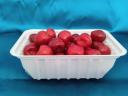 Raspberry plastic 20 dkg box, white