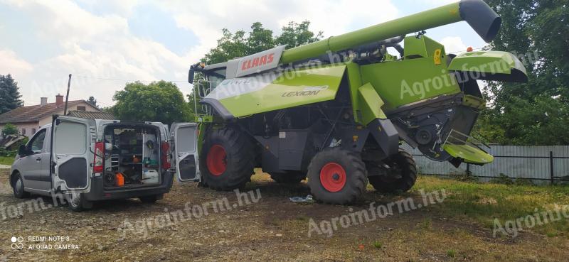 Claas combine repair and service