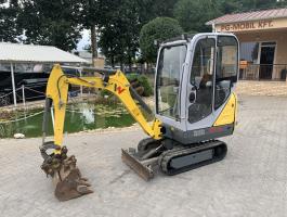 Wacker Neuson ET16 mini kotró + 3db kanál