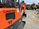 SHERPA WE15 Mini excavator pe roți motorizat Kubota NOU