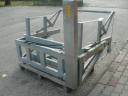 KRÓLIK WMA-115 and WHA-115 mechanical, hydraulic forklift truck mounted container tilters