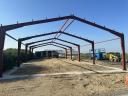 Construction, paneling, cladding and nailing of hall frames from 3.500 Ft/m2