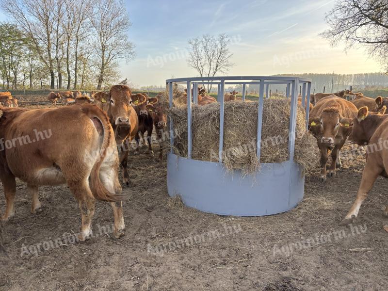 Available for round bale feeders, drinkers, troughs, trough elements, etc.