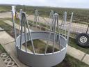 Available for round bale feeders, drinkers, troughs, trough elements, etc.