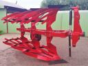 3 head reversible plough with slotted steering plate at Kc-Békés Kft.