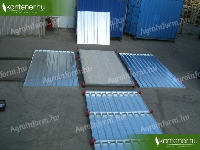 5 m, NEUER KOVOBEL Flachcontainer, Lagercontainer